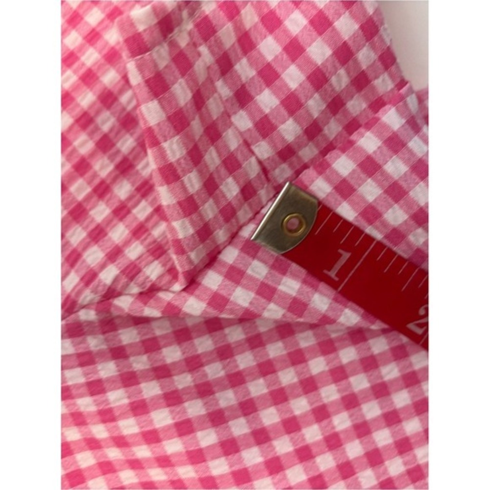 WAYF Pink Gingham Women's Shorts stretchy waist Sz XS NEW NWT pocket Nordstrom - Picture 7 of 9